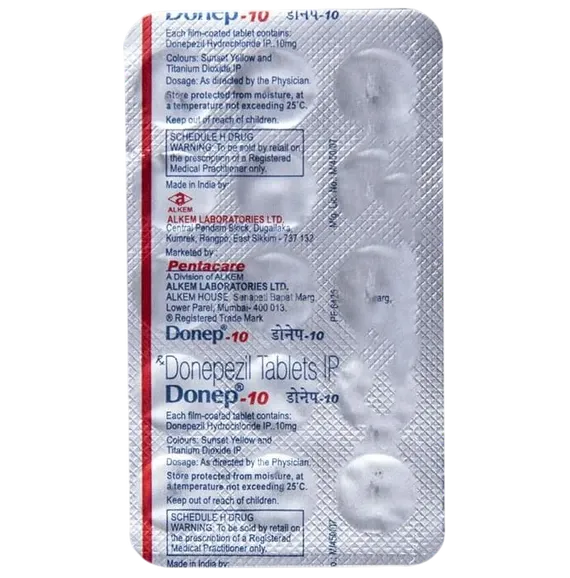 donep 10mg tablet 15's